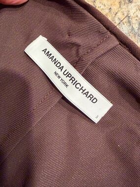 Amanda Uprichard Chocolate Brown Top